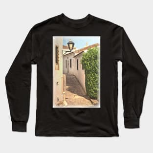 A Village Lane in Portugal Long Sleeve T-Shirt